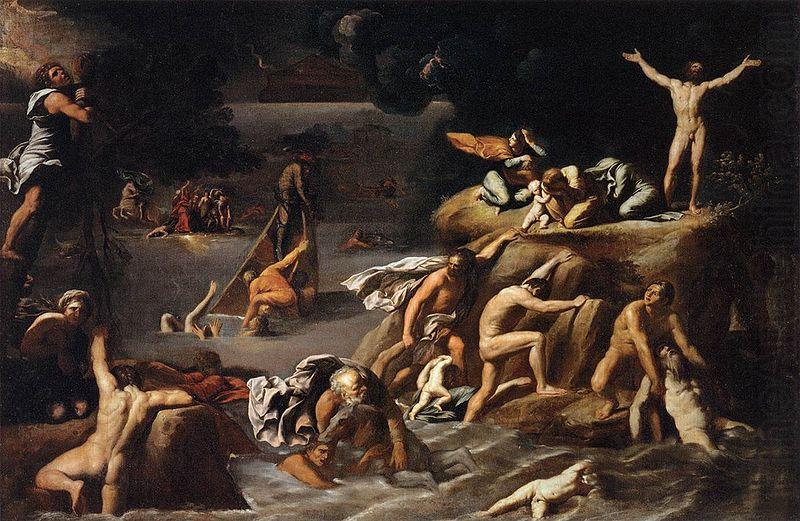 Flood, Agostino Carracci